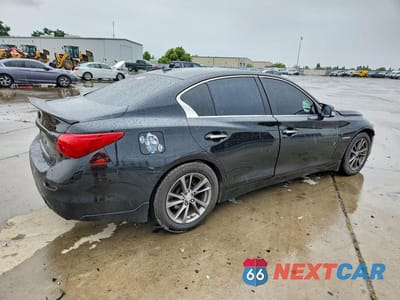 Trzecie zdjęcie samochodu z tyłu: 2014 INFINITI Q50 HYBRID PREMIUM VIN:JN1AV7AP1EM691164 - miniatura