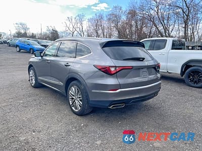 Trzecie zdjęcie samochodu z tyłu: 2023 ACURA MDX ADVANCE VIN:5J8YE1H8XPL014101 - miniatura