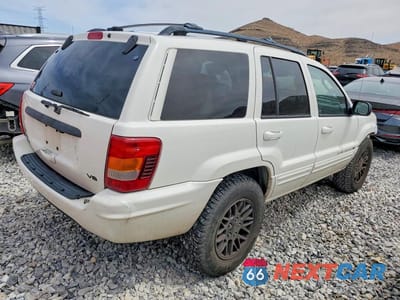 Trzecie zdjęcie samochodu z tyłu: 2003 JEEP GRAND CHEROKEE LIMITED VIN:1J8GW58N53C500791 - miniatura