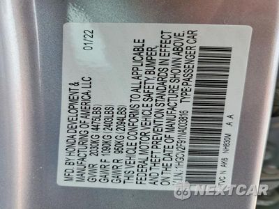 Zdjęcie 12 z 12 samochodu: 2022 HONDA ACCORD TOURING VIN:1HGCV2F91NA003816 - miniatura