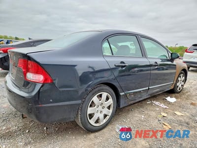 Trzecie zdjęcie samochodu z tyłu: 2007 HONDA CIVIC LX VIN:1HGFA16527L039005 - miniatura