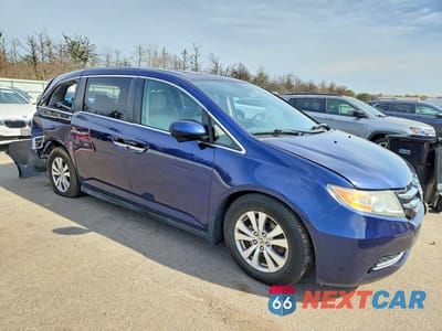Czwarte zdjęcie samochodu z boku: 2014 HONDA ODYSSEY EXL VIN:5FNRL5H66EB067392 - miniatura