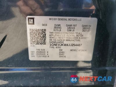 Zdjęcie 14 z 14 samochodu: 2018 CHEVROLET TRAVERSE PREMIER VIN:1GNEVJKW4JJ254487 - miniatura