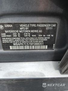 Zdjęcie 12 z 12 samochodu: 2011 BMW 328 XI VIN:WBAPK7C57BF088051 - miniatura