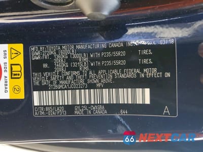 Zdjęcie 14 z 14 samochodu: 2018 LEXUS RX 450H BASE VIN:2T2BGMCA1JC023273 - miniatura