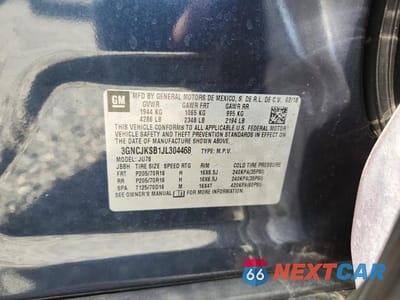 Zdjęcie 13 z 13 samochodu: 2018 CHEVROLET TRAX LS VIN:3GNCJKSB1JL304468 - miniatura
