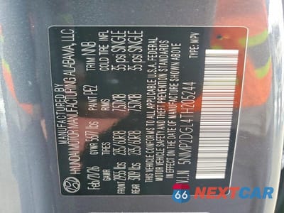 Zdjęcie 13 z 13 samochodu: 2026 HYUNDAI SANTA FE SEL VIN:5NMP2DGL4TH205244 - miniatura
