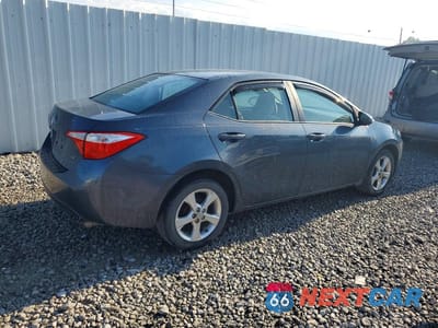 Trzecie zdjęcie samochodu z tyłu: 2014 TOYOTA COROLLA LE VIN:2T1BURHE7EC063708 - miniatura