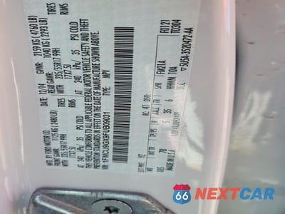 Zdjęcie 13 z 13 samochodu: 2015 FORD ESCAPE SE VIN:1FMCU9GX9FUB09031 - miniatura