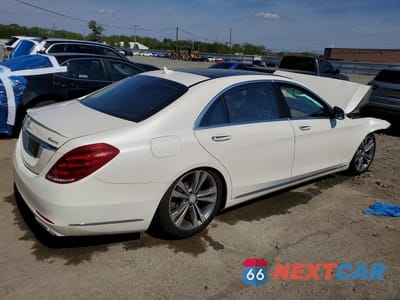 Trzecie zdjęcie samochodu z tyłu: 2016 MERCEDES-BENZ S 550 4MATIC VIN:WDDUG8FB8GA256188 - miniatura