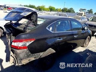 Trzecie zdjęcie samochodu z tyłu: 2014 NISSAN SENTRA SV VIN:3N1AB7AP3EL674384 - miniatura