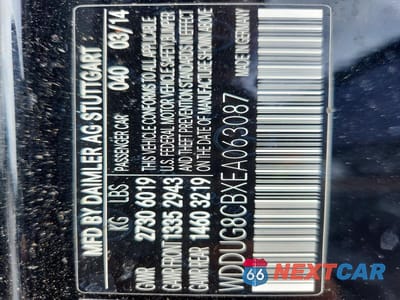 Zdjęcie 12 z 12 samochodu: 2014 MERCEDES-BENZ S 550 VIN:WDDUG8CBXEA063087 - miniatura