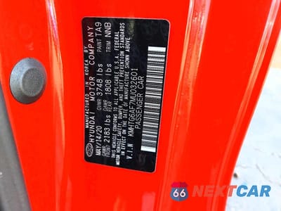 Zdjęcie 13 z 13 samochodu: 2021 HYUNDAI VELOSTER 2.0L VIN:KMHTG6AF7MU032601 - miniatura