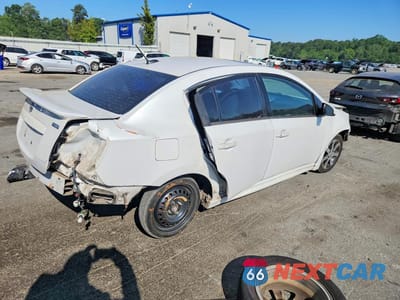 Trzecie zdjęcie samochodu z tyłu: 2012 NISSAN SENTRA 2.0 VIN:3N1AB6AP3CL777148 - miniatura