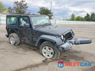 Czwarte zdjęcie samochodu z boku: 2018 JEEP WRANGLER SPORT VIN:1C4GJWAG8JL928830 - miniatura