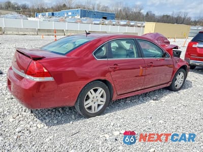 Trzecie zdjęcie samochodu z tyłu: 2011 CHEVROLET IMPALA LT VIN:2G1WB5EK8B1174779 - miniatura