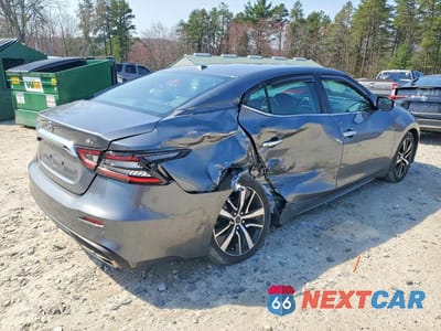 Trzecie zdjęcie samochodu z tyłu: 2021 NISSAN MAXIMA SV VIN:1N4AA6CV4MC504928 - miniatura