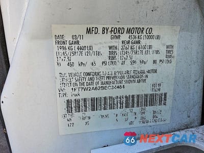 Zdjęcie 12 z 12 samochodu: 2011 FORD F250 SUPER DUTY VIN:1FT7W2A62BEC34464 - miniatura