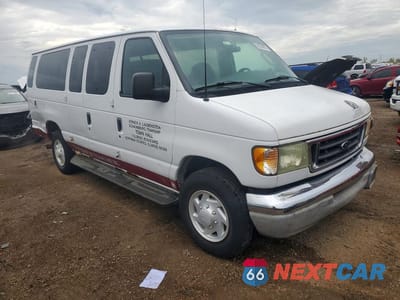 Czwarte zdjęcie samochodu z boku: 2003 FORD ECONOLINE E350 SUPER DUTY WAGON VIN:1FBSS31L83HA43878 - miniatura
