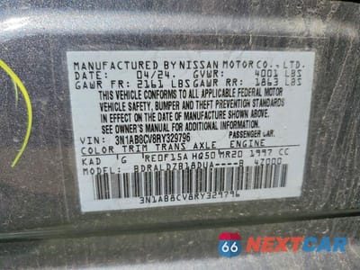 Zdjęcie 12 z 12 samochodu: 2024 NISSAN SENTRA SV VIN:3N1AB8CV8RY329796 - miniatura