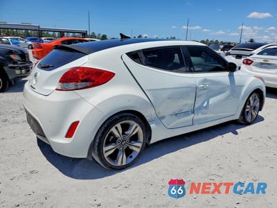 Trzecie zdjęcie samochodu z tyłu: 2012 HYUNDAI VELOSTER BASE VIN:KMHTC6AD0CU053766 - miniatura