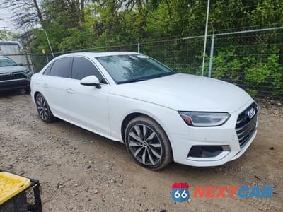 Czwarte zdjęcie samochodu z boku: 2021 AUDI A4 PREMIUM 40 VIN:WAUABAF43MN011384 - miniatura