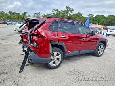Trzecie zdjęcie samochodu z tyłu: 2021 TOYOTA RAV4 HYBRID LIMITED VIN:4T3D6RFVXMU047870 - miniatura