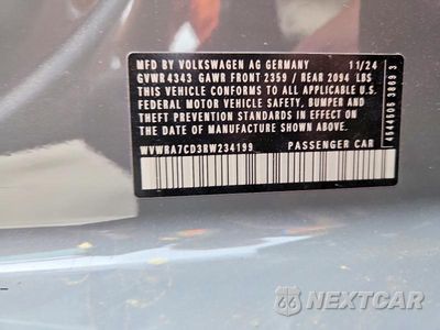 Zdjęcie 13 z 13 samochodu: 2024 VOLKSWAGEN GTI SE VIN:WVWRA7CD3RW234199 - miniatura