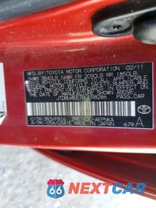 Zdjęcie 12 z 12 samochodu: 2011 TOYOTA COROLLA LE VIN:JTDBU4EE7BJ098286 - miniatura