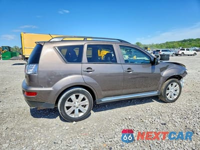 Trzecie zdjęcie samochodu z tyłu: 2012 MITSUBISHI OUTLANDER SE VIN:JA4AS3AW7CU031921 - miniatura