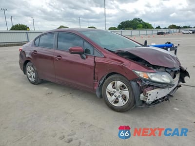 Czwarte zdjęcie samochodu z boku: 2014 HONDA CIVIC LX VIN:19XFB2F54EE009527 - miniatura