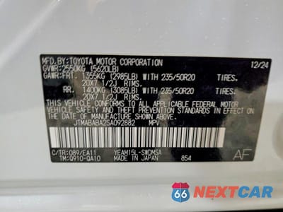 Zdjęcie 13 z 13 samochodu: 2025 SUBARU SOLTERRA LIMITED VIN:JTMABABA2SA092882 - miniatura