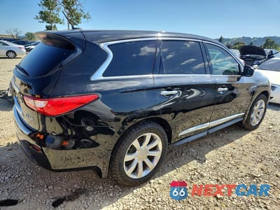 Trzecie zdjęcie samochodu z tyłu: 2014 INFINITI QX60 BASE VIN:5N1AL0MM4EC506876 - miniatura