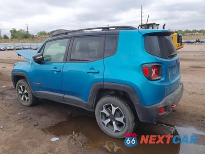 Drugie zdjęcie samochodu z przodu: 2021 JEEP RENEGADE TRAILHAWK VIN:ZACNJDC19MPM34932 - miniatura