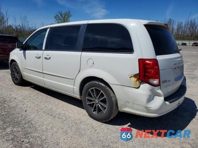 Drugie zdjęcie samochodu z przodu: 2016 DODGE GRAND CARAVAN SE VIN:2C4RDGBG2GR319561 - miniatura