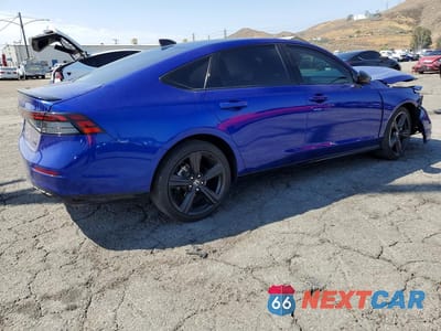 Trzecie zdjęcie samochodu z tyłu: 2025 HONDA ACCORD HYBRID SPORT-L VIN:1HGCY2F79SA014659 - miniatura
