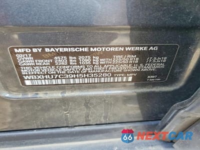 Zdjęcie 14 z 14 samochodu: 2017 BMW X1 SDRIVE28I VIN:WBXHU7C39H5H35280 - miniatura