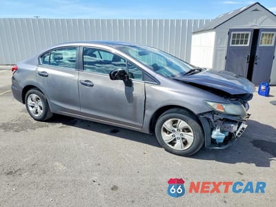 Czwarte zdjęcie samochodu z boku: 2014 HONDA CIVIC LX VIN:19XFB2F5XEE050597 - miniatura