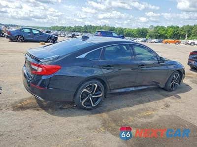 Trzecie zdjęcie samochodu z tyłu: 2021 HONDA ACCORD SPORT VIN:1HGCV1F33MA079428 - miniatura