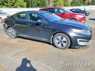 Czwarte zdjęcie samochodu z boku: 2013 KIA OPTIMA HYBRID LX VIN:KNAGM4AD7D5056292 - miniatura