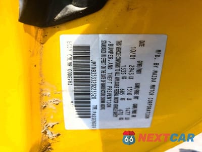 Zdjęcie 12 z 12 samochodu: 2002 MAZDA MX-5 MIATA BASE VIN:JM1NB353320223320 - miniatura