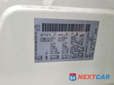 Zdjęcie 13 z 13 samochodu: 2013 INFINITI JX35 BASE VIN:5N1AL0MM4DC302884 - miniatura