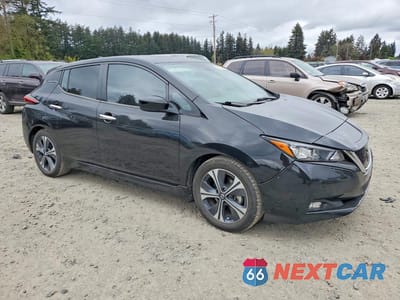 Czwarte zdjęcie samochodu z boku: 2019 NISSAN LEAF SV VIN:1N4AZ1CPXKC320748 - miniatura