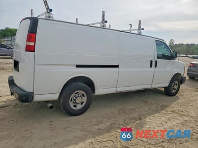 Trzecie zdjęcie samochodu z tyłu: 2013 CHEVROLET EXPRESS G2500 UTILITY / SERVICE VAN VIN:1GCWGGCA5D1178439 - miniatura
