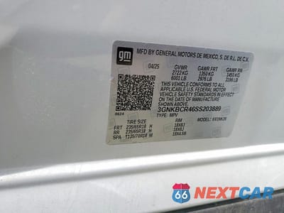 Zdjęcie 14 z 14 samochodu: 2025 CHEVROLET BLAZER 2LT VIN:3GNKBCR46SS203889 - miniatura