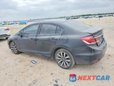 Drugie zdjęcie samochodu z przodu: 2015 HONDA CIVIC EXL VIN:2HGFB2F90FH554554 - miniatura