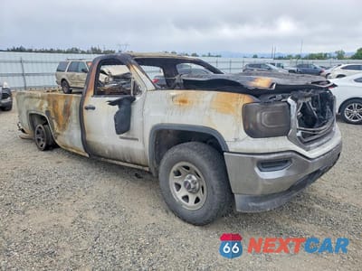 Czwarte zdjęcie samochodu z boku: 2018 GMC SIERRA C1500 VIN:1GTN1LEC2JZ900046 - miniatura