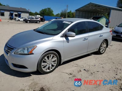 2013 NISSAN SENTRA S 3N1AB7AP5DL615657 - główne zdjęcie licytacji z USA - miniatura