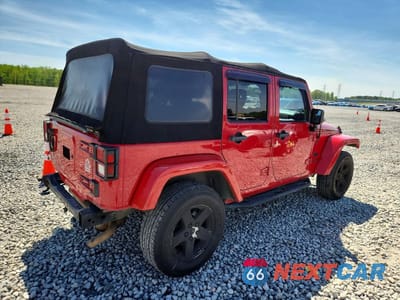 Trzecie zdjęcie samochodu z tyłu: 2014 JEEP WRANGLER UNLIMITED SPORT VIN:1C4BJWDG6EL198539 - miniatura