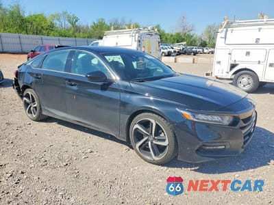 Czwarte zdjęcie samochodu z boku: 2020 HONDA ACCORD SPORT VIN:1HGCV1F35LA139921 - miniatura